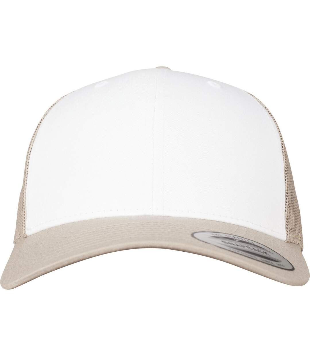 Casquette Trucker The Classic Retro Blanc Kaki Yupoong-4