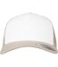 Casquette Trucker The Classic Retro Blanc Kaki Yupoong-4