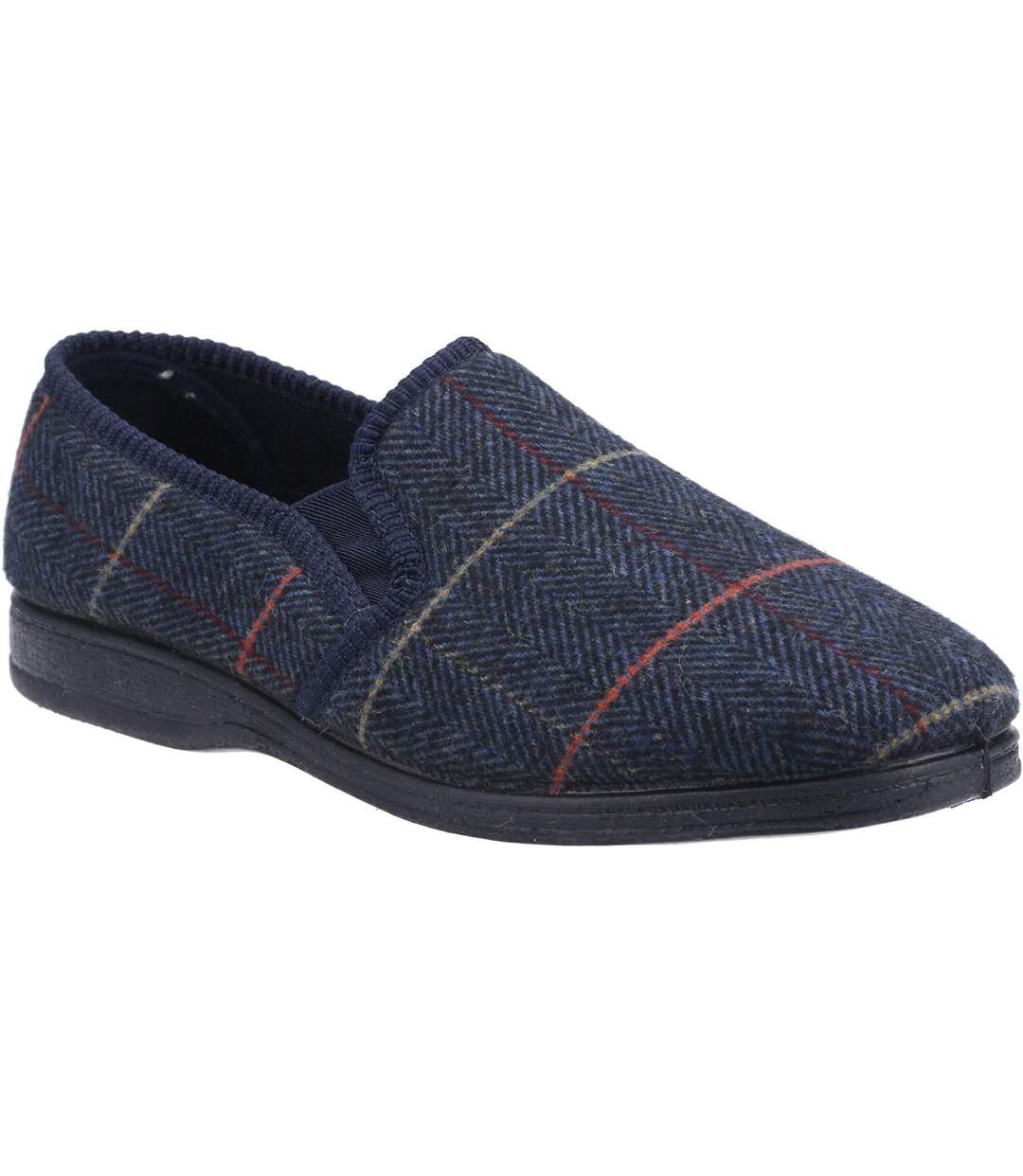 Chaussons mitchell homme bleu marine Fleet & Foster