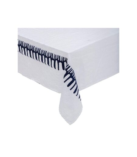 Nappe Brodée Madrigal 150x300cm Blanc