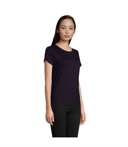 T-shirt Pioneer Femme Bleu Marine Français SOLS