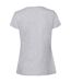 Womens/ladies Iconic Ringspun Cotton T-shirt Heather Grey Fruit Of The Loom-2