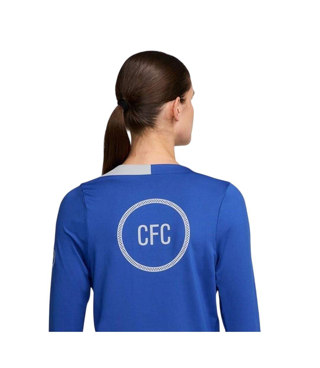 Womens/ladies Strike 2025/2026 Chelsea Fc Top Blue Silver Nike-3