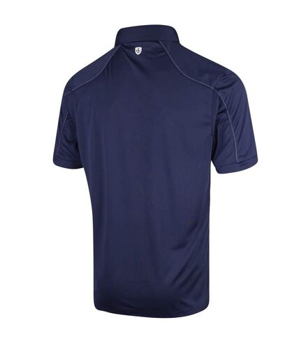 Polo de golf surpiqué pour hommes marine Island Green