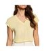 T-Shirt jaune femme morgan fantaisie-1