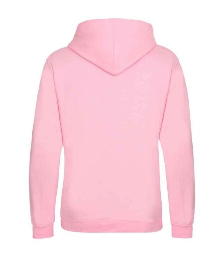 Sweat à capuche varsity femme rose clair / blanc Awdis