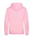 Sweat à capuche varsity femme rose clair / blanc Awdis-2