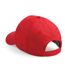Beechfield - Casquette de baseball 100% coton - Enfant unisexe (Rouge vif) - UTRW217