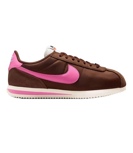 Baskets Cortez Femme Marron Rose Nike