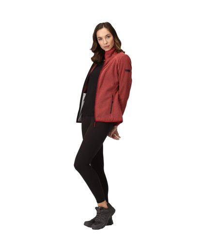 Veste Polaire Kinwood Femme Corail Clair Rouge Foncé Regatta