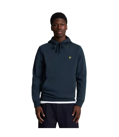 Sweat À Capuche Homme Bleu Marine Lyle & Scott