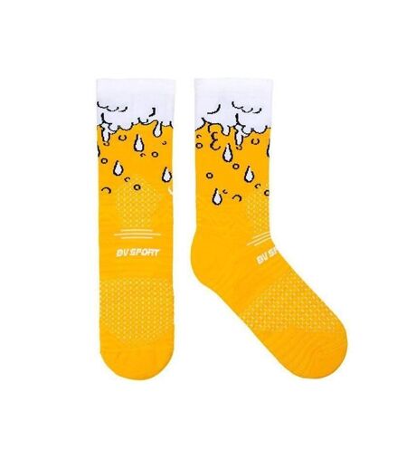 X1 paires de chaussettes jaune bv sport trail biere