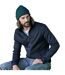 Tee Jays Mens Knitted Outdoor Fleece Jacket (Black)