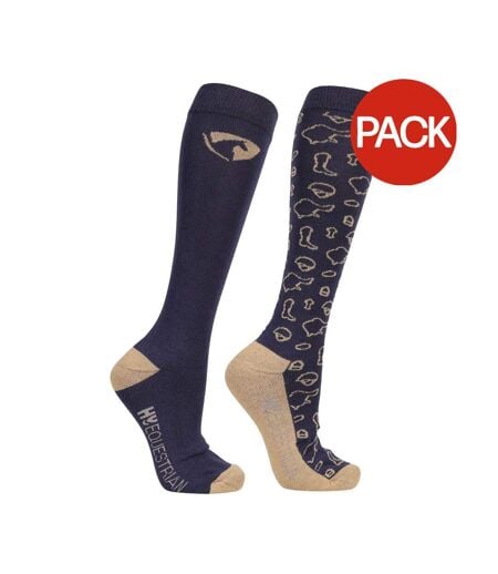 Chaussettes Pour Bottes Elevate Country Femme Bleu Marine Fossile Hy