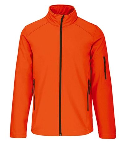 Veste softshell 3 couches - Homme - K401 - orange fluo