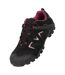 Womens/ladies Trainers Black Red Mountain Warehouse-1