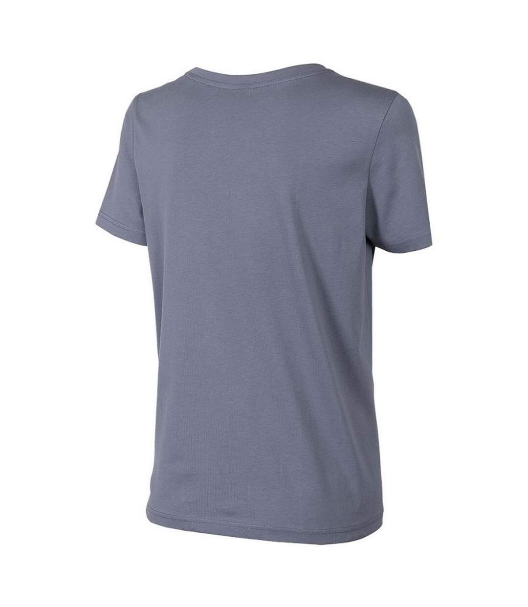 T-shirt Motif/style Texte H4z22 Femme Gris 4F-3