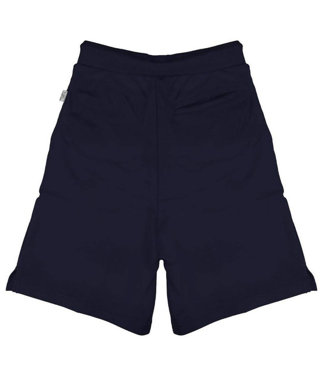 Short Motif/style Gros Logo Homme Bleu Marine Plein Sport-2