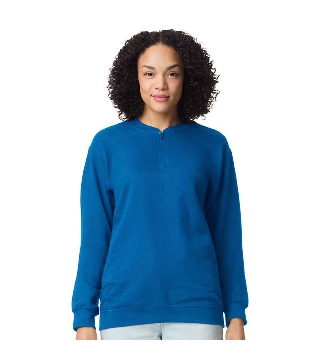 Sweat Softstyle Adulte Bleu Roi Gildan-3