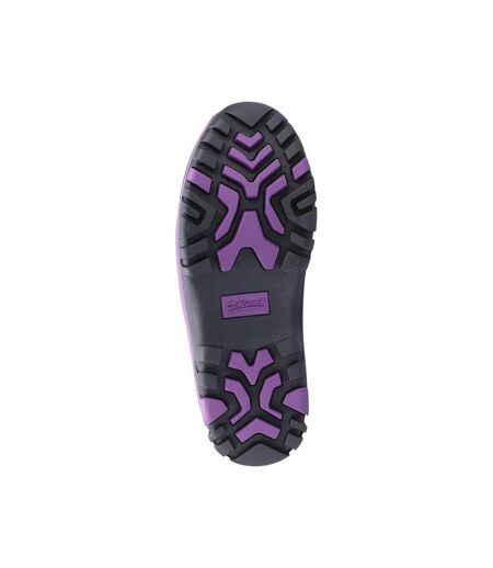 Womens/ladies Blaze Neoprene Wellington Boots Purple Cotswold
