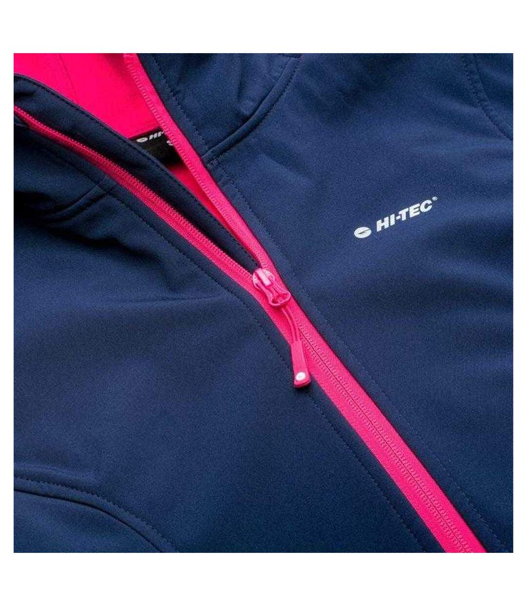 Veste Softshell Caria Femme Bleu Marine Foncé Hi-Tec-4