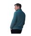 Pull À Col Zippé En Laine D'agneau Pour Hommes Turquoise Pâle WoolOvers-2
