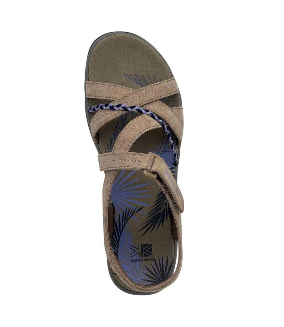 Womens/ladies Tobago Walking Sandals Beige Karrimor-2