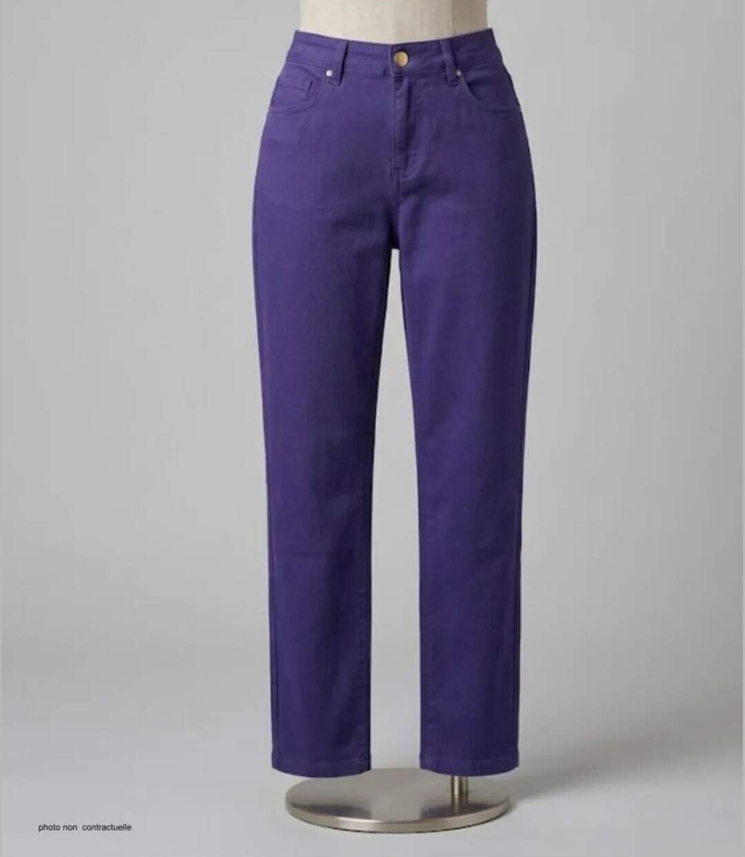 MAYFLOWER CLAUDIA2 : Pantalon femme Bleu Stone Ultra Stretch pour un confort denim total-3