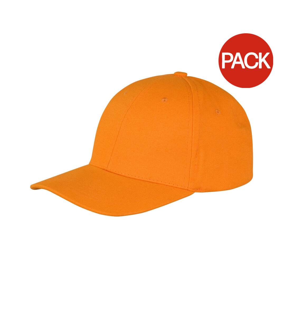 Lot de 2  Memphis casquettes adulte orange Result-1