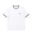 T-Shirt blanc homme rms26 rayures-1