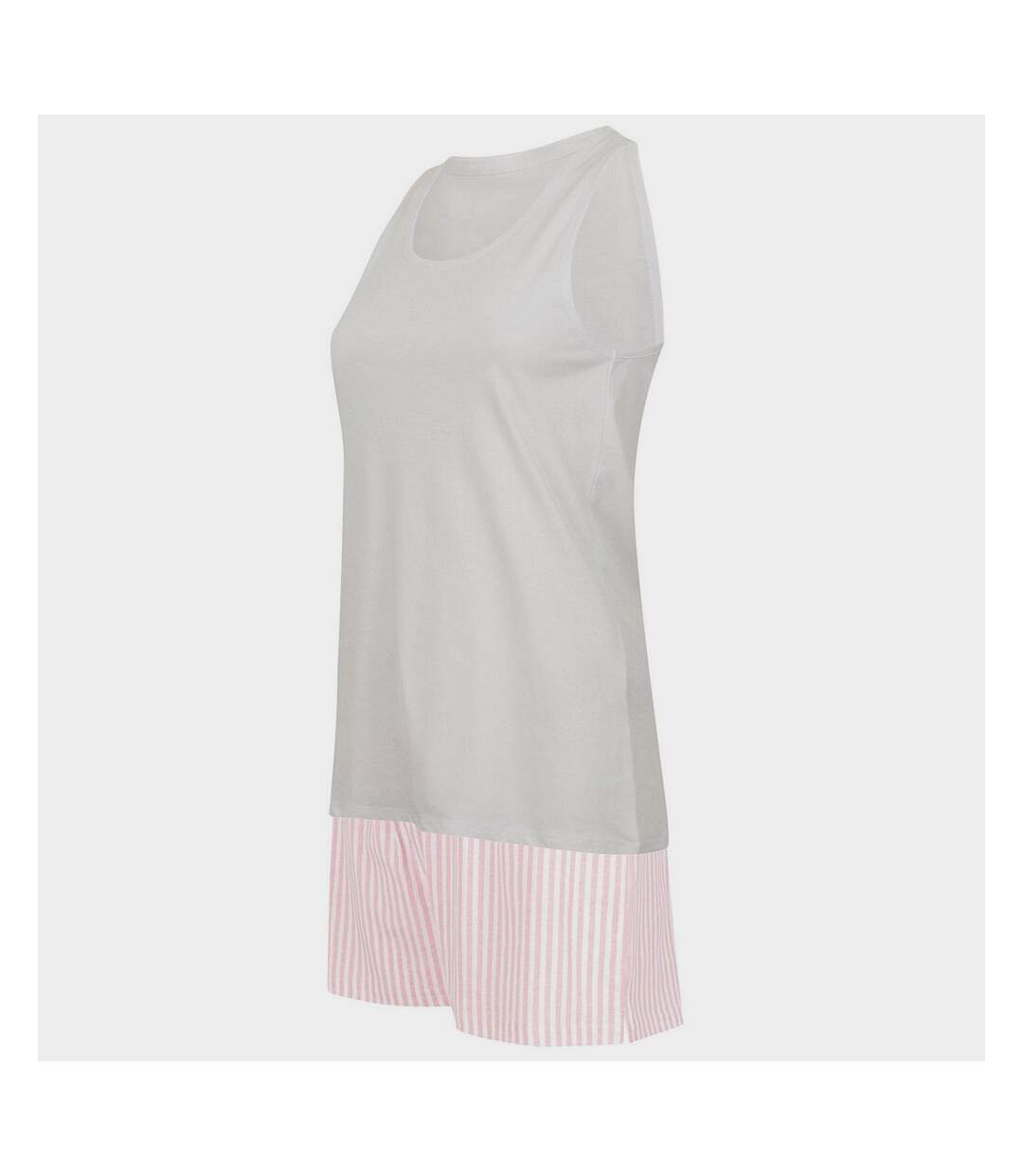 Ensemble de pyjama court femme blanc / rose Towel City