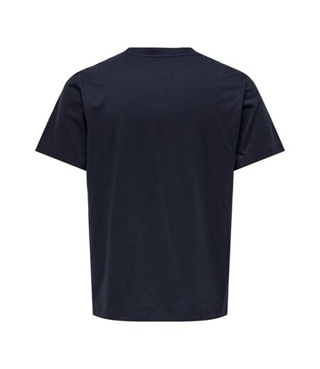 T-shirt marine homme only & sons chinois - l