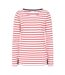 Haut Manches Longues Breton Femme Rouge Lazy Jacks-1