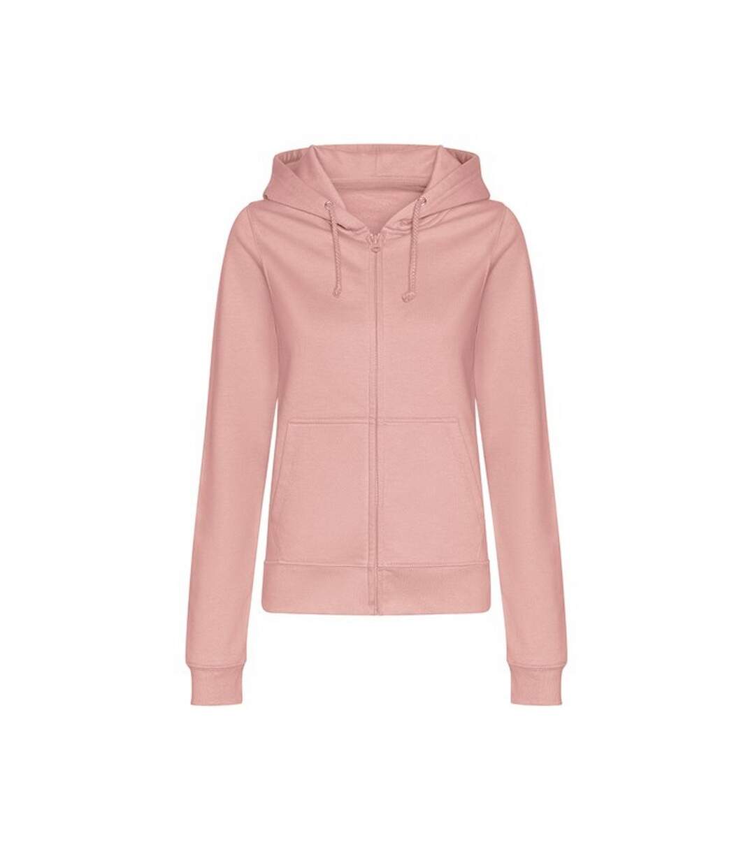 Sweat À Capuche College Femme Vieux Rose Awdis-1