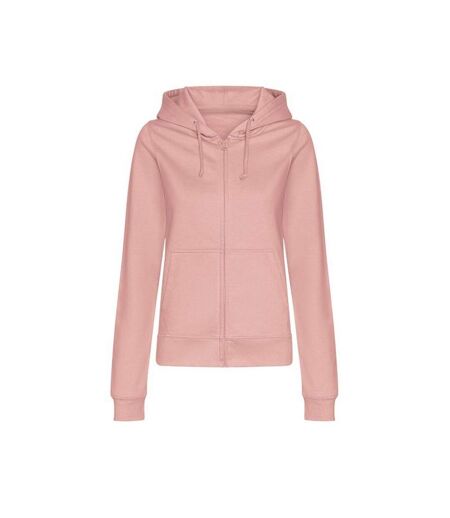 Sweat À Capuche College Femme Vieux Rose Awdis