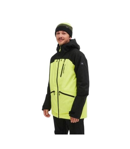 Blouson De Ski Discorder Homme Noir Vert O´Neill