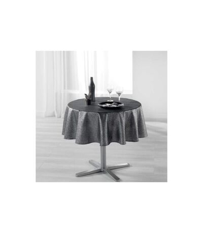 Nappe Ronde Imprimée Palacio 180cm Anthracite