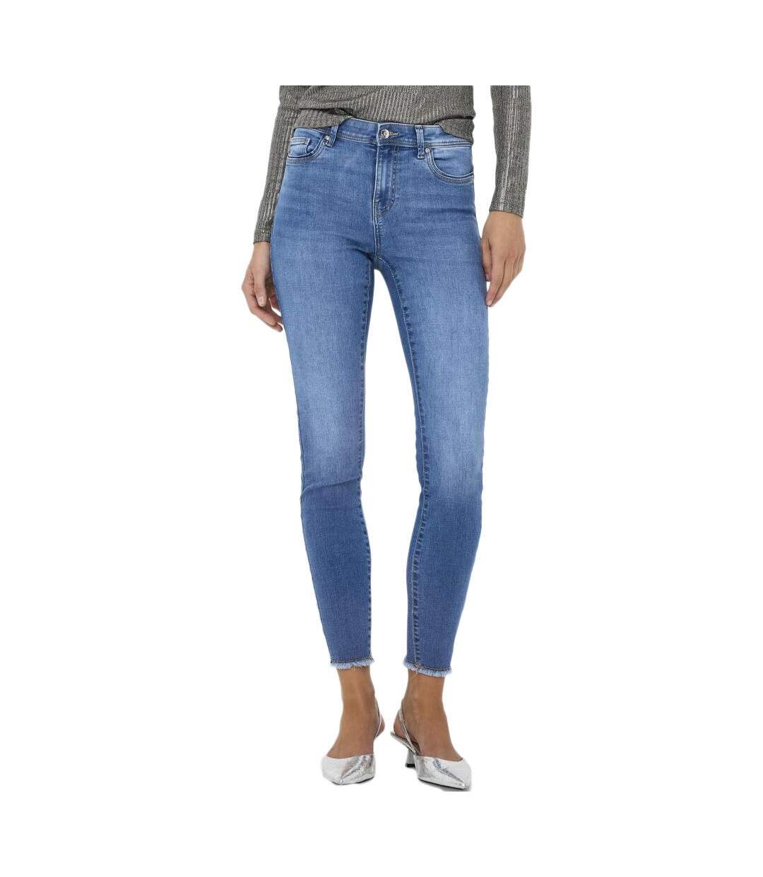 Jean skinny bleu femme only wow-1