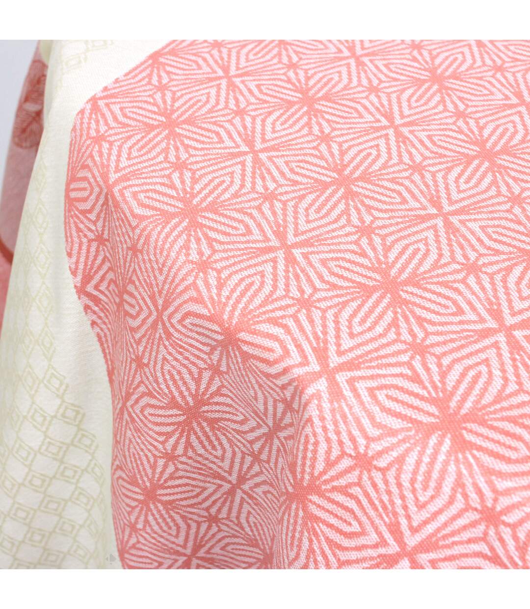 Nappe Jacquard enduction acrylique CHARLESTON Rond-3