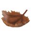Coupelle Déco Feuille Automne 41cm Orange Foncé-1
