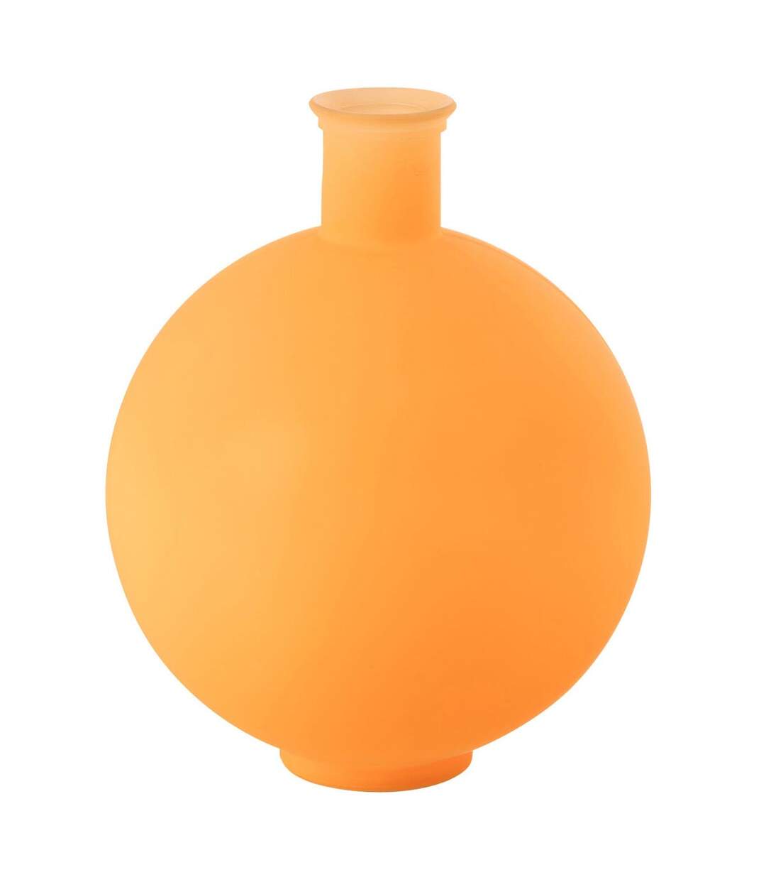 Vase Ball en Verre Neon 44cm Orange-1