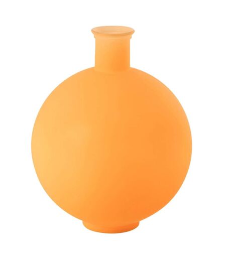 Vase Ball en Verre Neon 44cm Orange