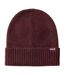Bonnet Uni Et Côtelé À Revers Basic Femme Pourpre Regatta-2