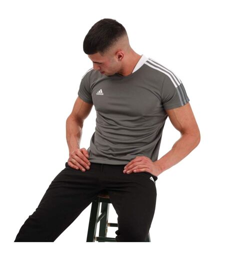 Maillot tiro femme gris Adidas