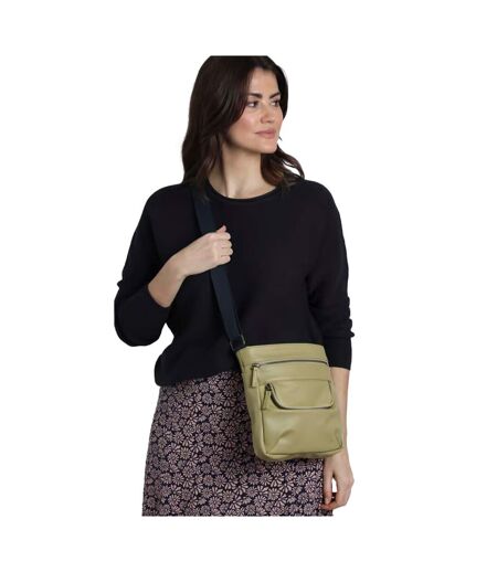 Tilford faux leather crossbody bag one size lime Weird Fish