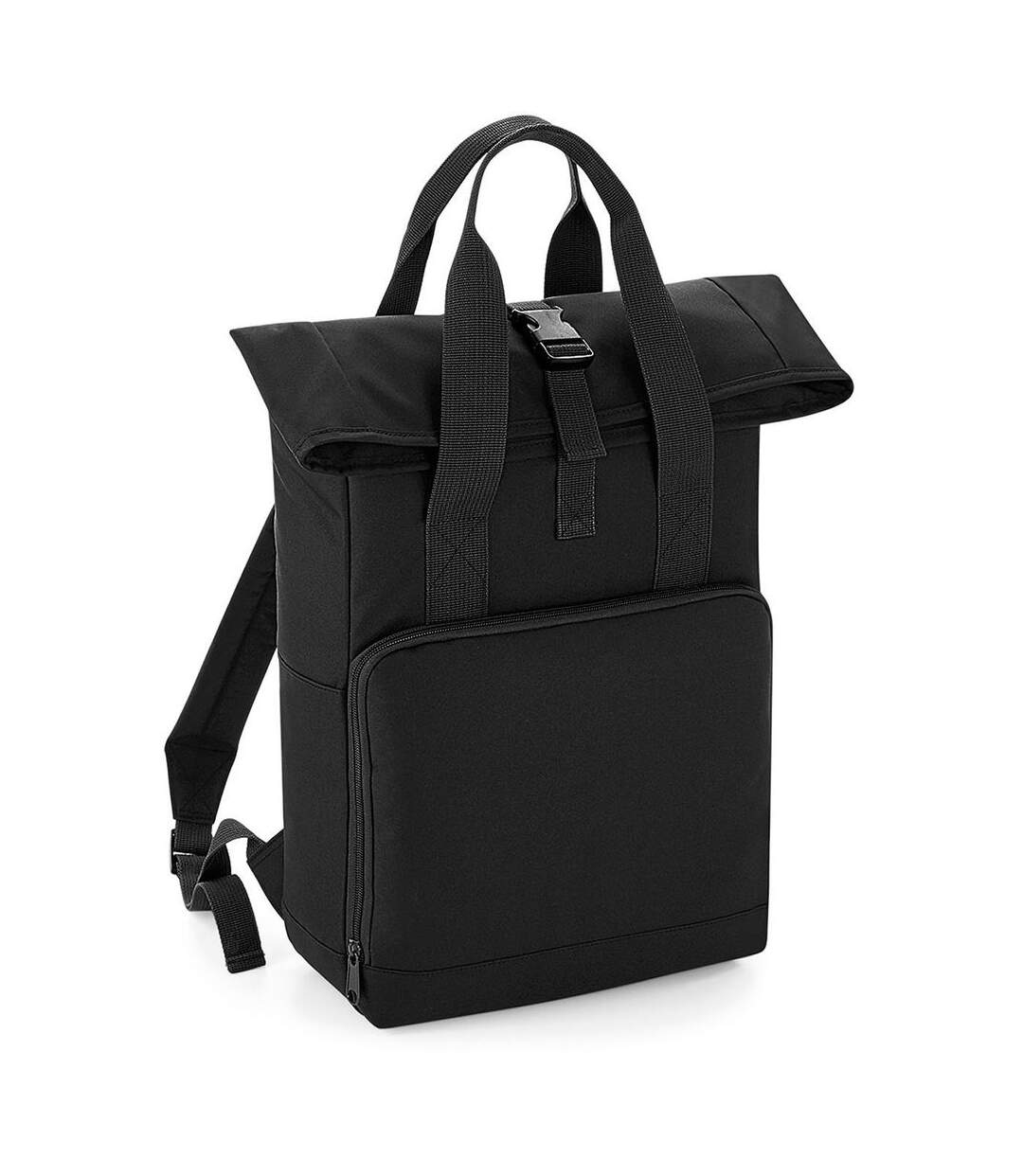 Sac à dos urbain rolltop et poignées - 14 litres - BG118 - noir-1