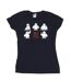 Disney - T-shirt BIG HERO BAYMAX MANY POSES - Femme (Bleu marine) - UTBI13209-1