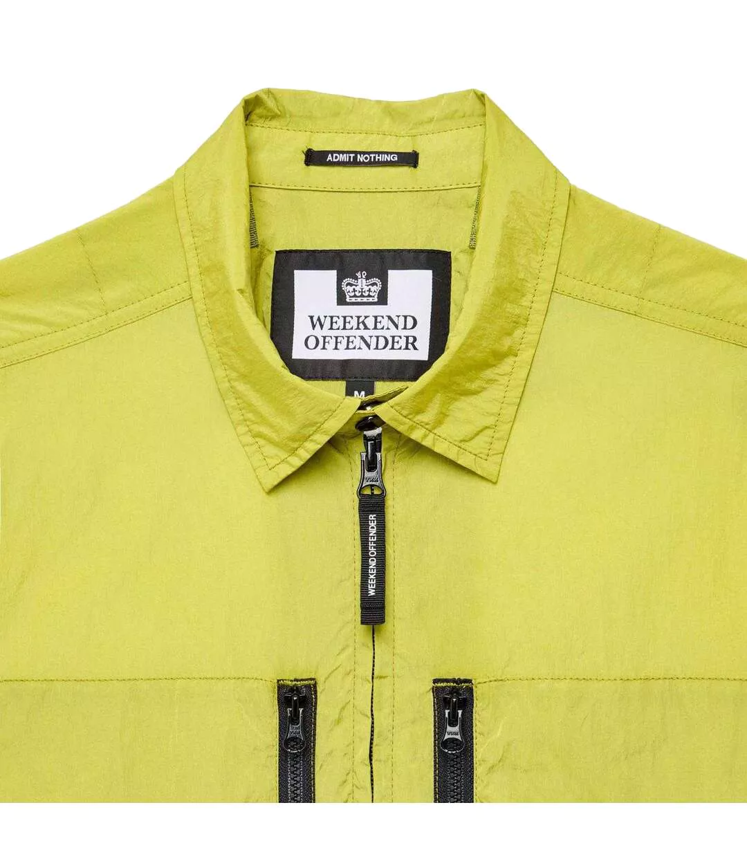 Surchemise Nicky Eyes Service Homme Vert Clair Weekend Offender-4