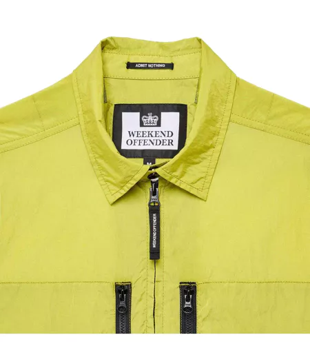 Surchemise Nicky Eyes Service Homme Vert Clair Weekend Offender