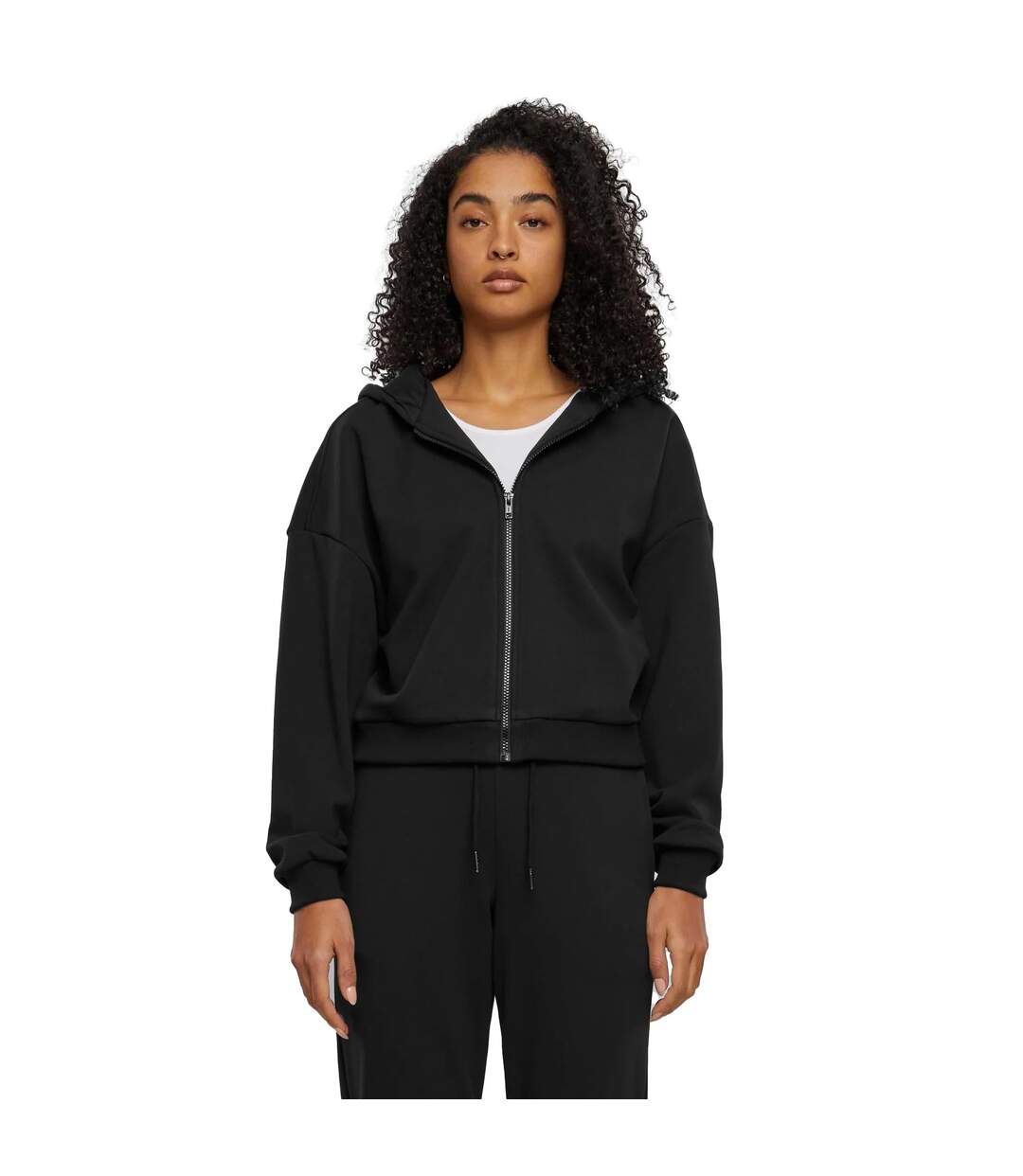 Sweat À Capuche Cozy Femme Noir Urban Classics-3